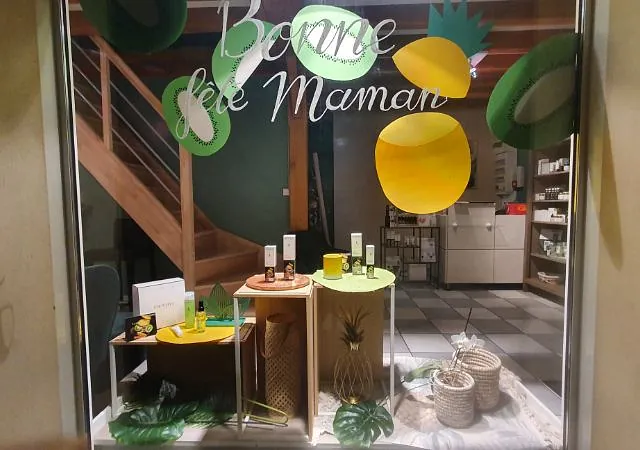 vitrine bonne fête maman